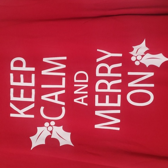 "Keep Calm & Merry On" Shirt - Picture 3 of 4